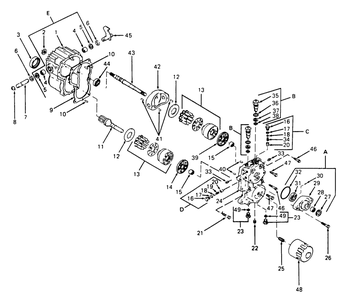 Part Location Diagram of SU-11060903 Cub Cadet Kit, Charge Pump